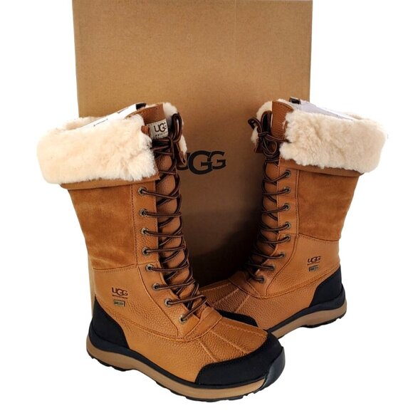 UGG Adirondack Tall Boot III Fur Waterproof Sheepskin Leather Outdoor Shoes 5